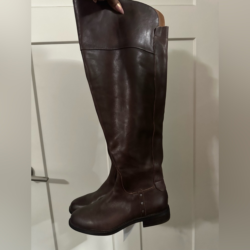 Franco Sarto Haleen Wide Calf over the knee leather boots